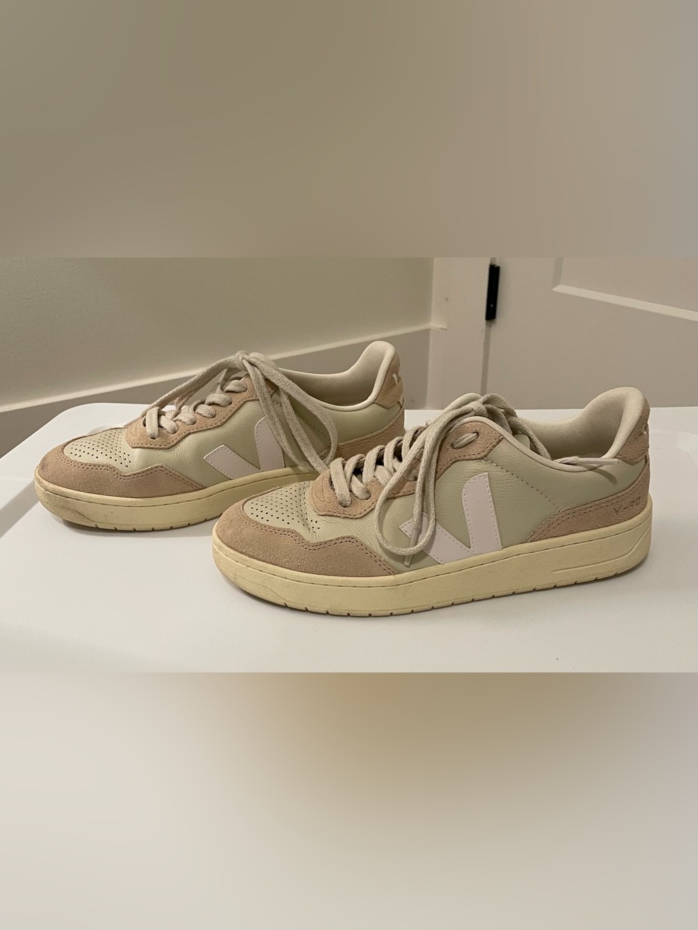 Veja Women's Sneakers in Beige, Cream & Light Tan